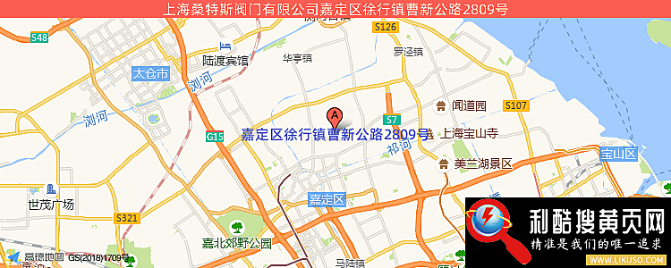 上海桑特斯阀门有限公司的最新地址是：嘉定区徐行镇曹新公路2809号