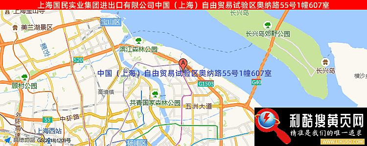 上海国民实业集团的最新地址是：中国（上海）自由贸易试验区奥纳路55号1幢607室