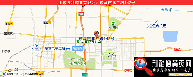 山东胜利药业有限公司的最新地址是：东营市北二路142号